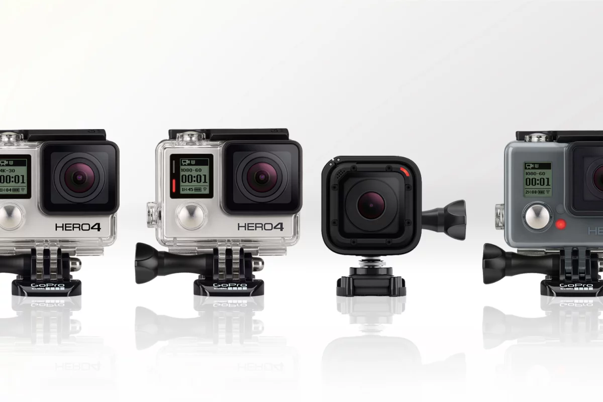 Gizmag compares the key specs and features of the GoPro Hero4 Black, Silver, and Session along with the Hero+ LCD