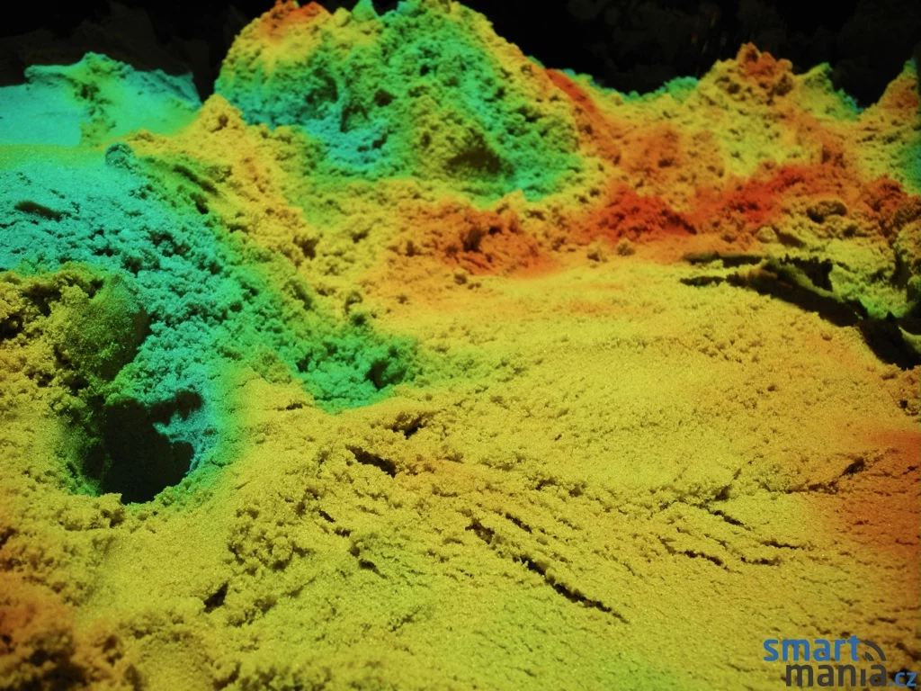 The SandyStation using the Xbox Kinect