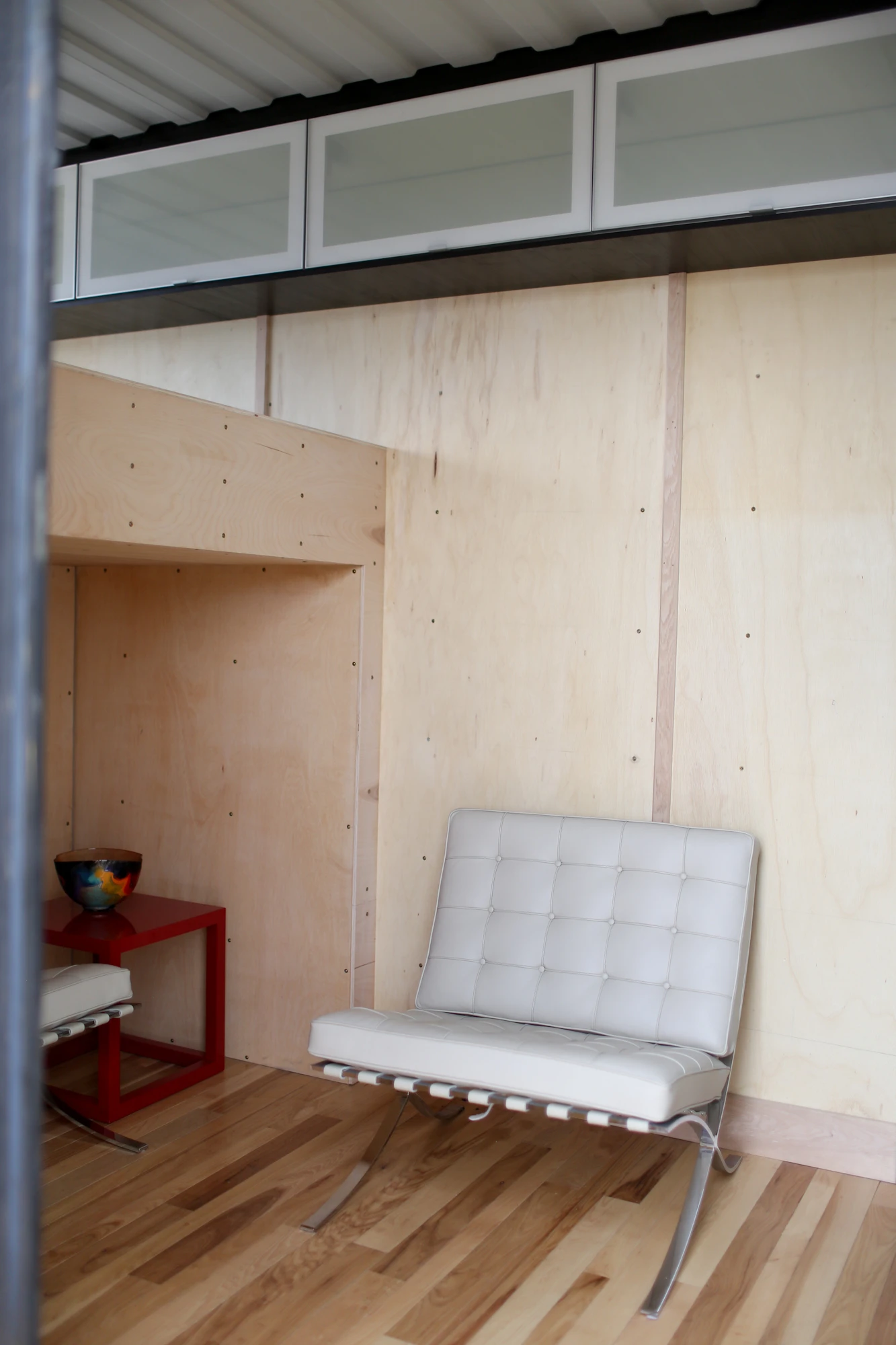 The home sports insulated hardwood hickory floor, and insulated walls and ceiling (Photo: Rhino Cubed)
