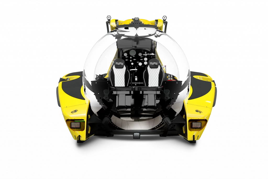 The panoramic bubble of the C-Research makes it easier for researchers to see out