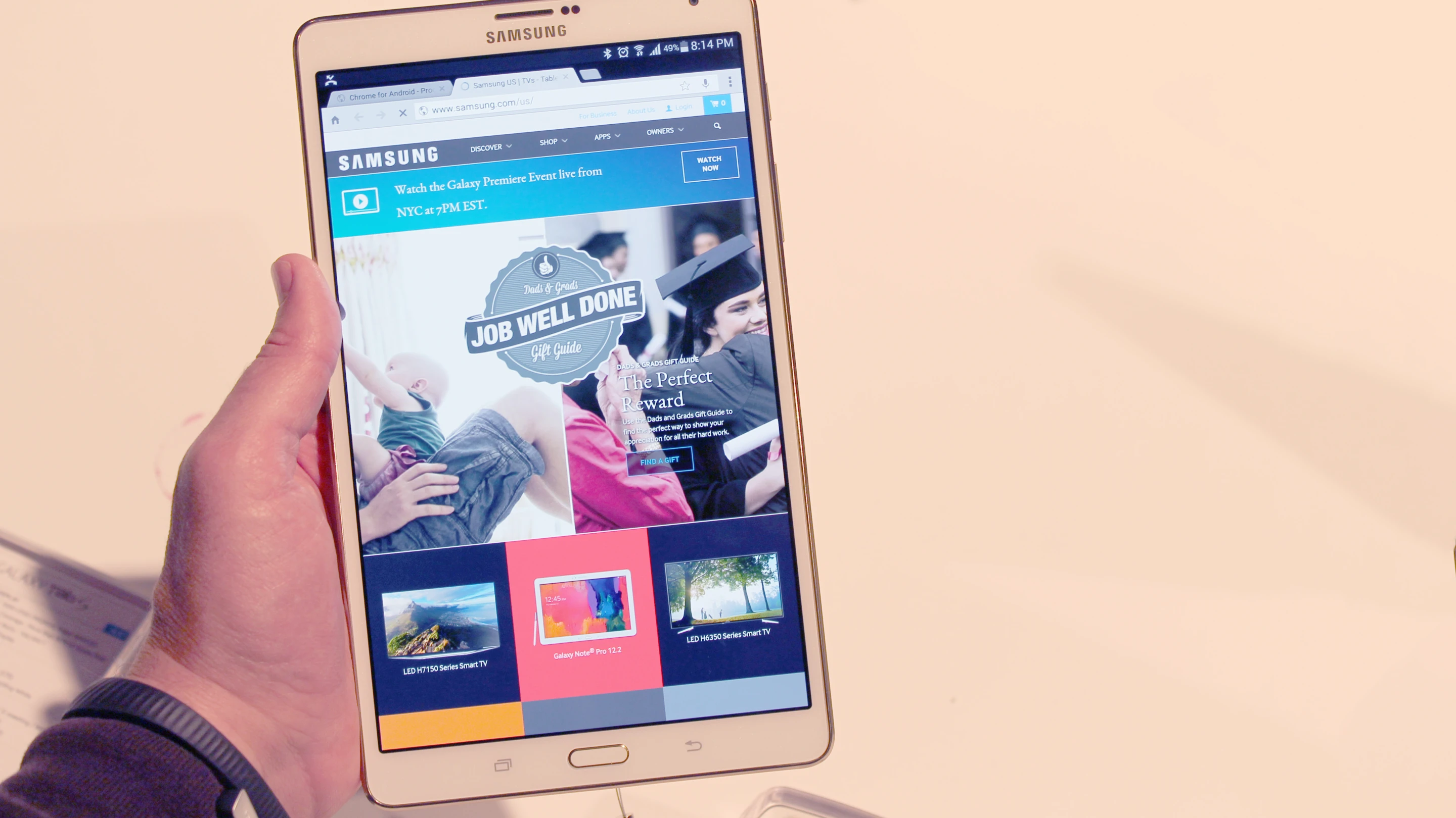 Galaxy Tab S event hands-on photos