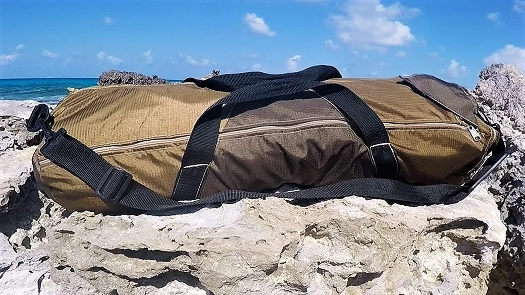 The Trebble 2.0 packs up into a carry bag and weighs 13 lb in all
