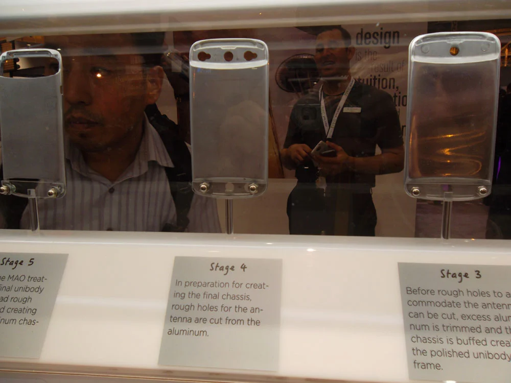 The aluminum goes through several stages before the microarc oxidation process (Photo: Enid Burns / Gizmag)