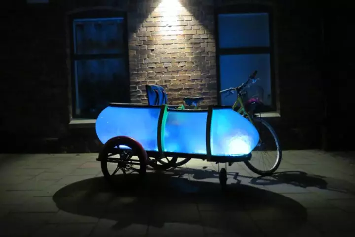 If buyers go for the internal lighting package, the SideBuddy will be hard to miss in the dark