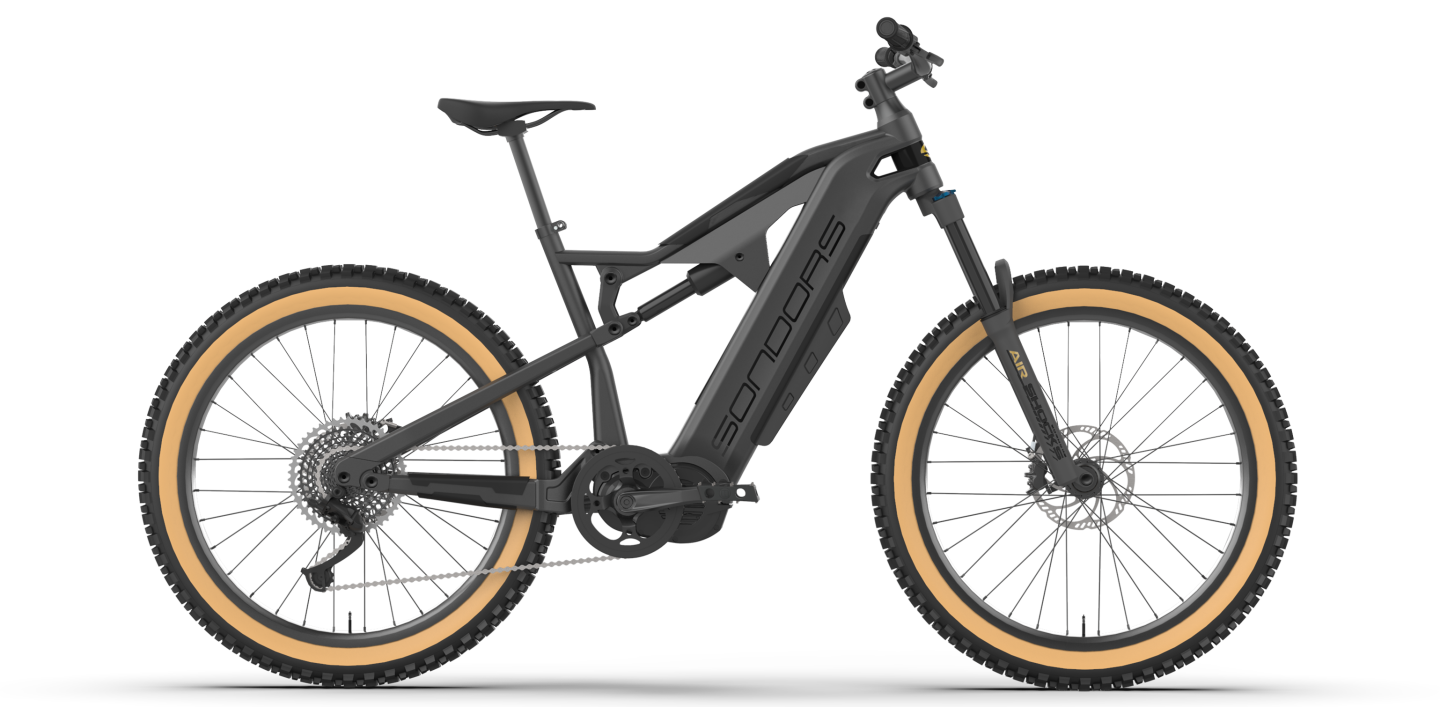 Sondors debuts a powerful, longrange, dualsuspension Rockstar ebike