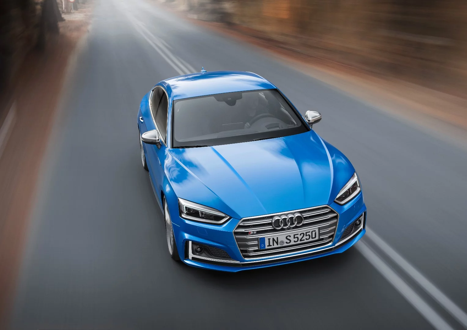 The singleframe on the Audi S5 is big and brash