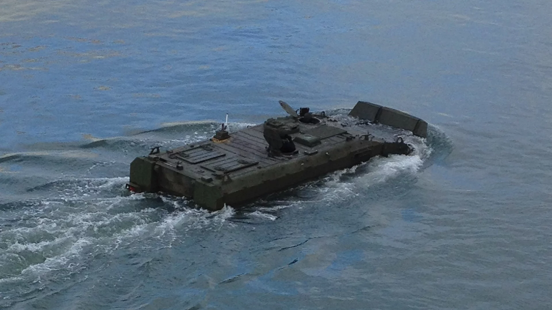 The Amphibious Combat Vehicle 1.1 (ACV 1.1) at sea