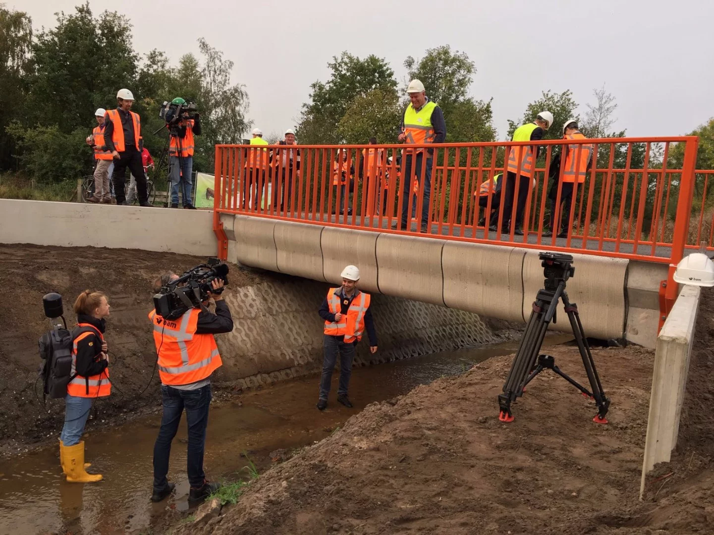 A new 3D printed bridge has just opened up in the Netherlands