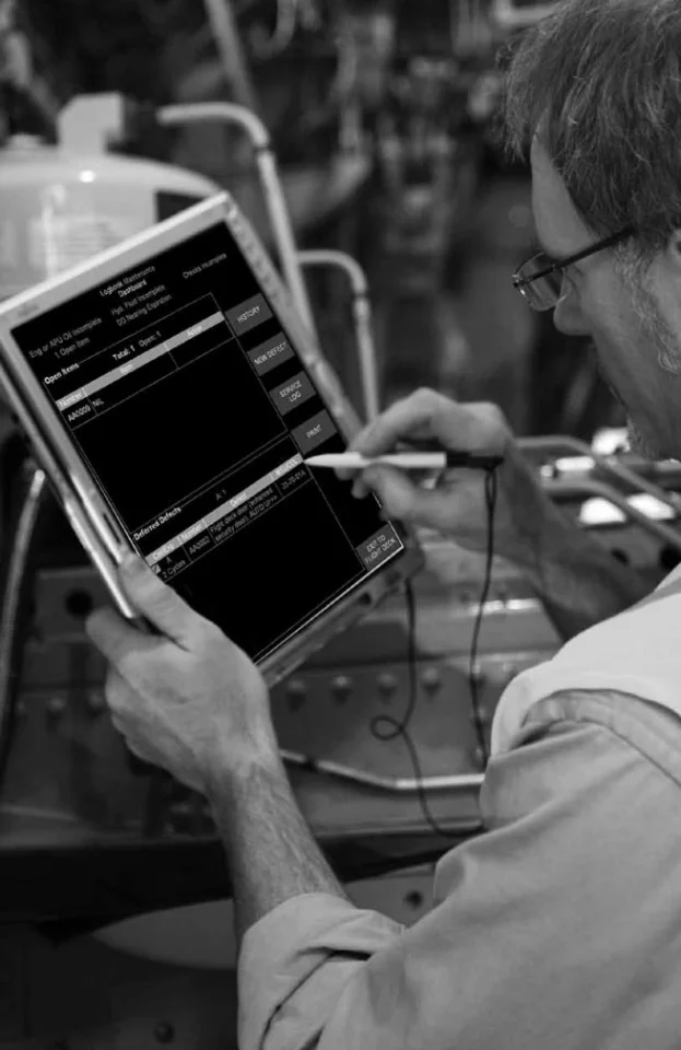 The ELB uses a touchscreen and big, easy to find buttons