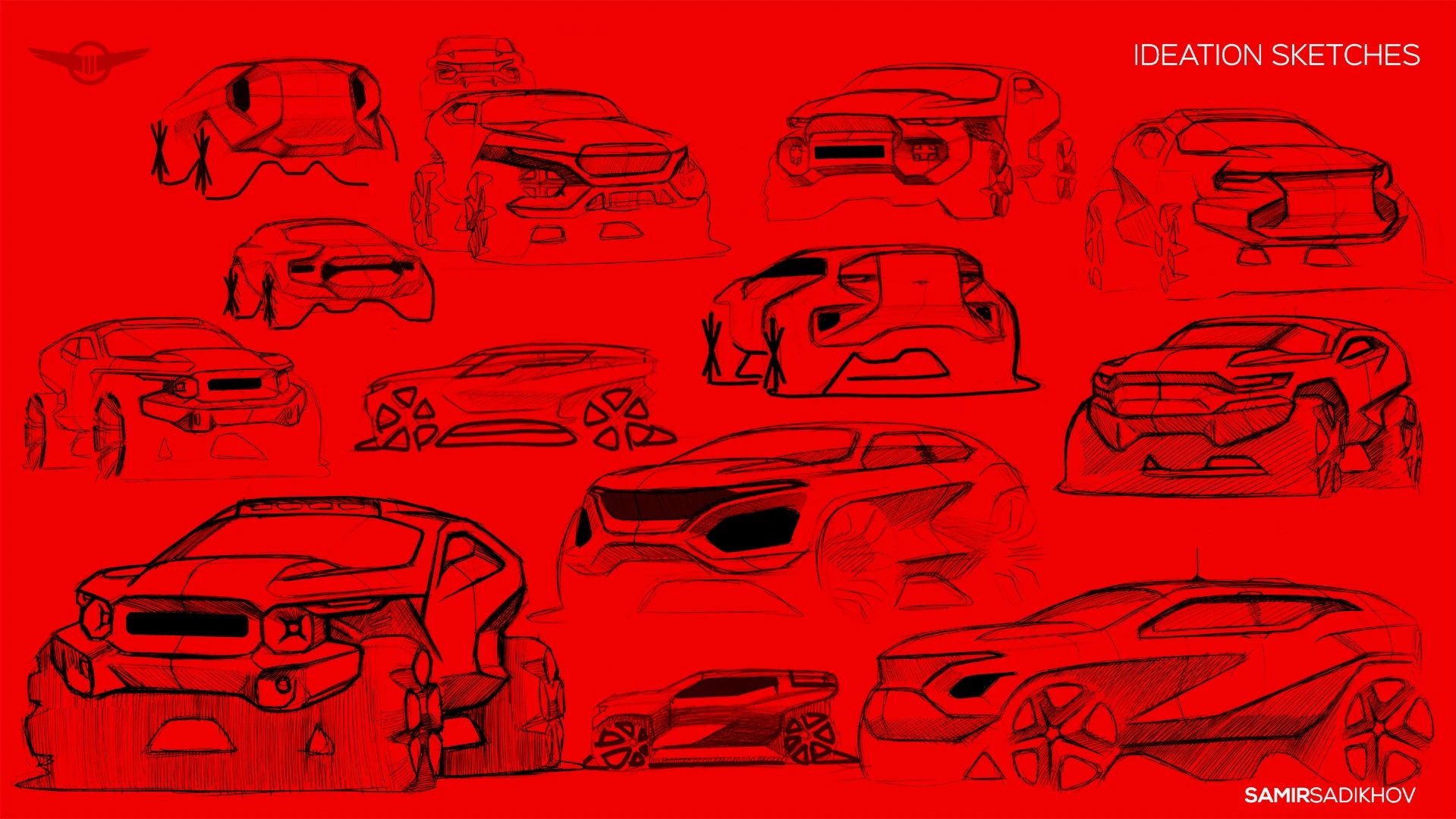 Rezvani Tank sketches
