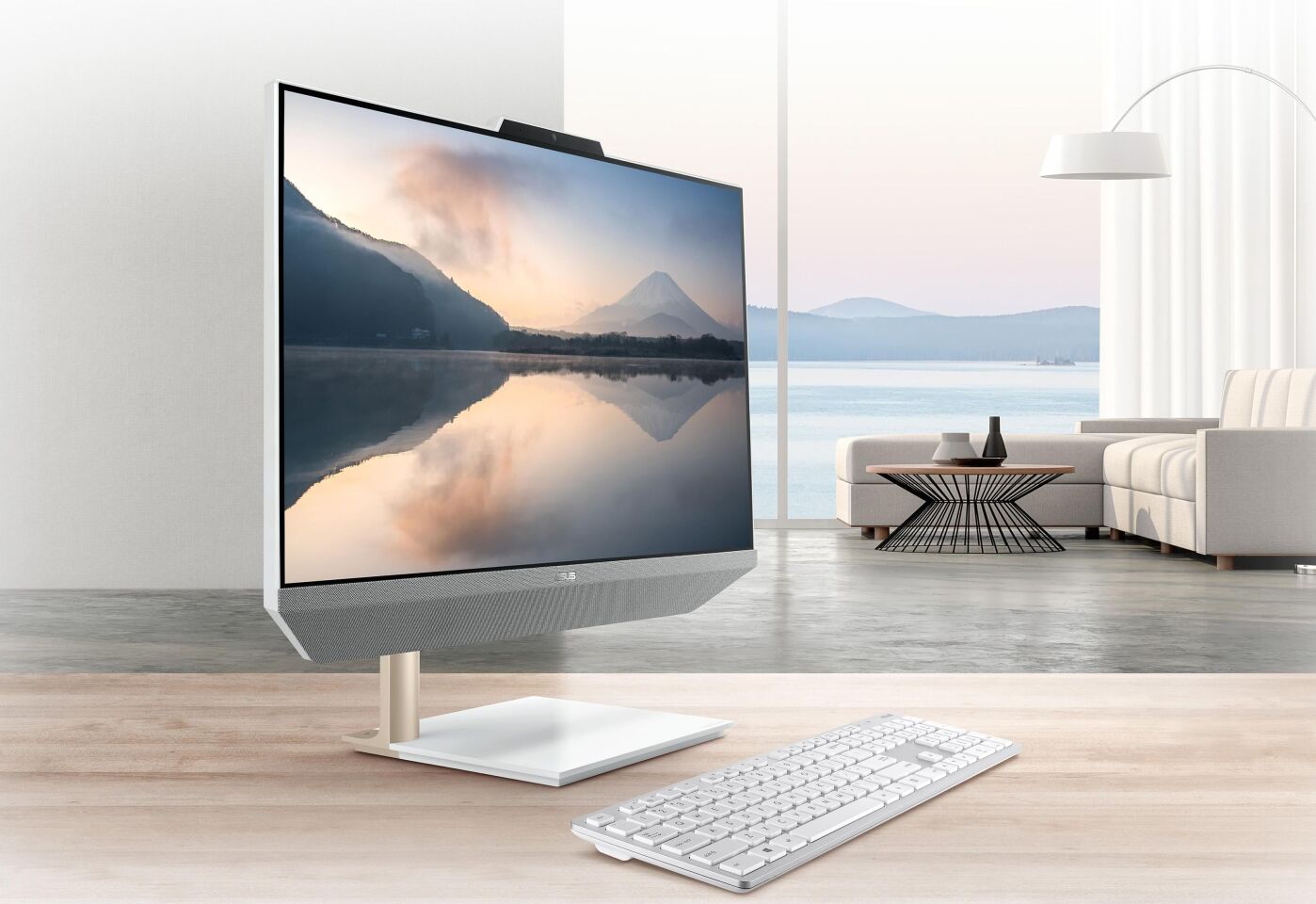 The Zen AiO 24 comes with Harman Kardon-certified audio that's pumped out the front