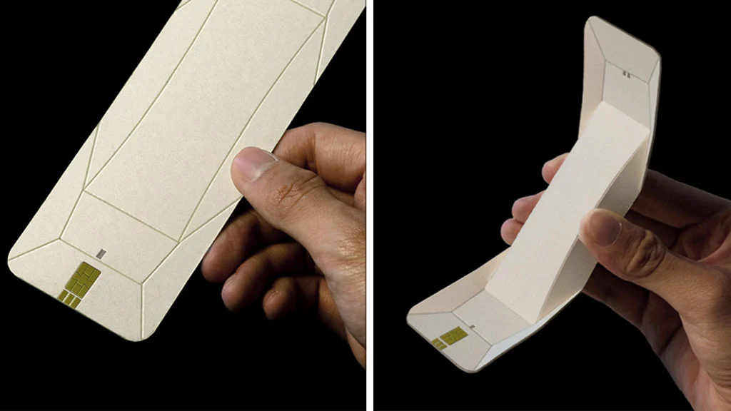 The Origami Phone concept design by Chengyuan Wei