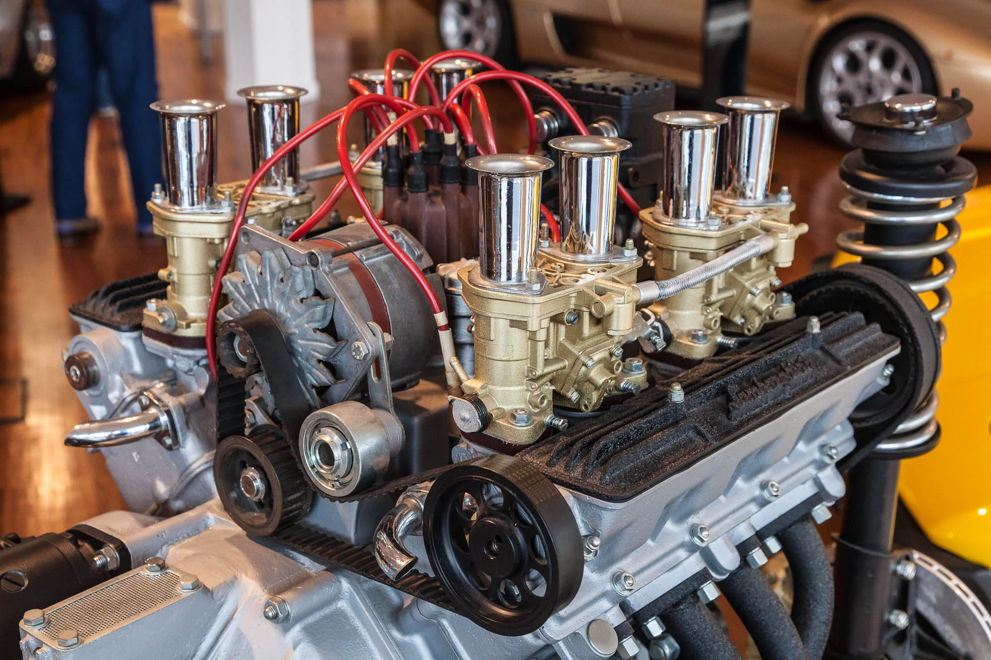 Lamborghini L 240 Engine (Photo: Loz Blain/Gizmag.com)