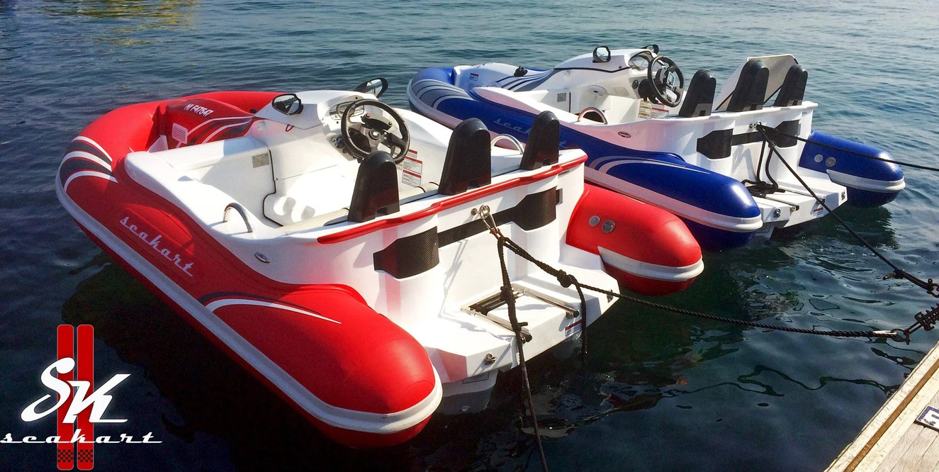 The Seakart 335 was recently on show at the Cannes Yachting Festival Boat Show and the Monaco Yacht Show