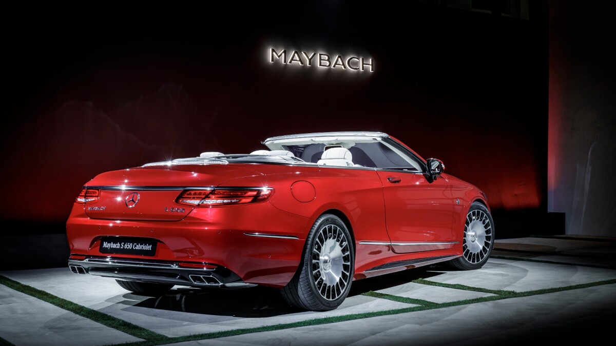 The Mercedes-Maybach S650 Cabriolet will be built in limited numbers