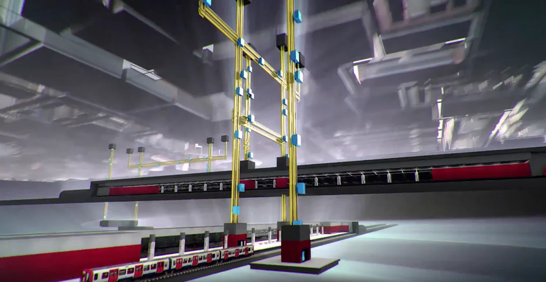 The company envision the system also being used to transport high volumes of people to resigned underground train networks