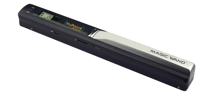 The portable VuPoint Solutions Magic Wand A4 color scanner