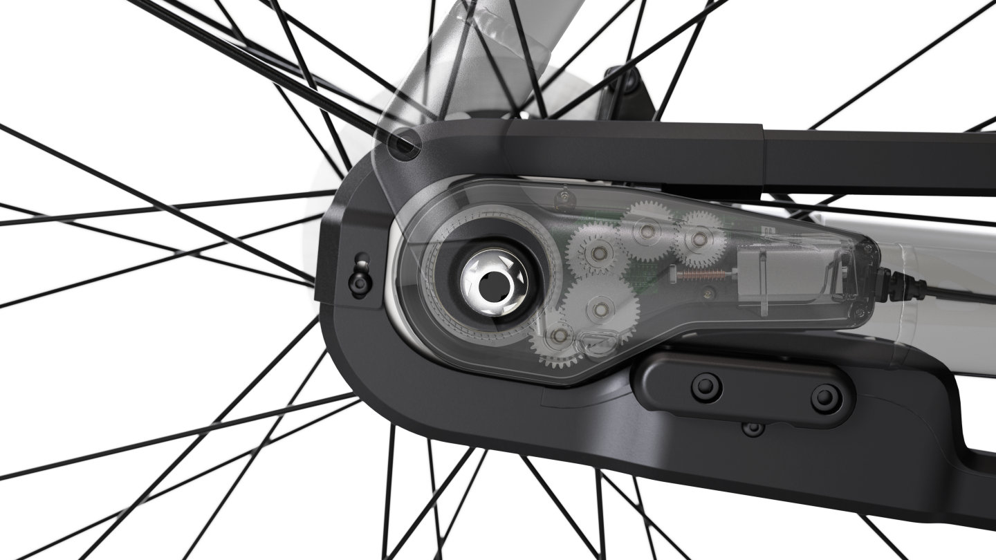 The next generation Vanmoof ebikes sport an automatic four-speed e-shifter with customizable shifting levels