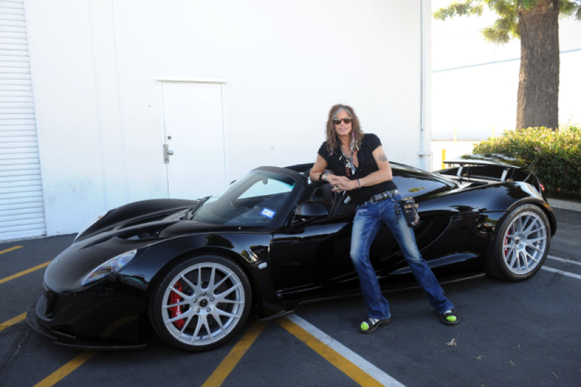 Steven Tyler's Hennessey Venom GT Spyder goes up for auction today