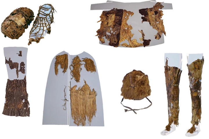 The clothing found with the iceman in 1991