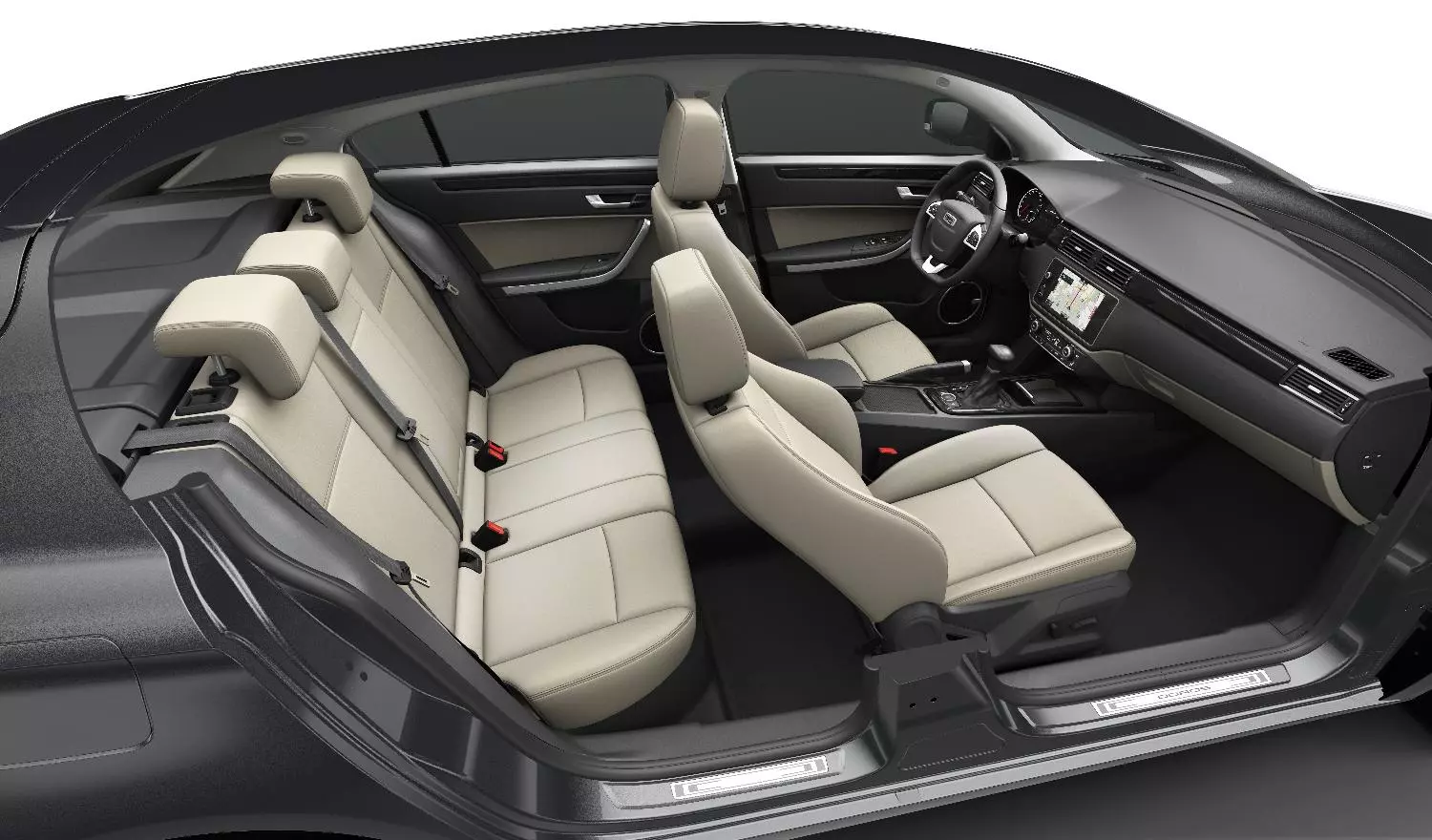 Inside the Qoros 3 Sedan