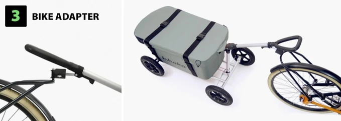 Kyboka is working on a bike adapter kit that's not ready yet