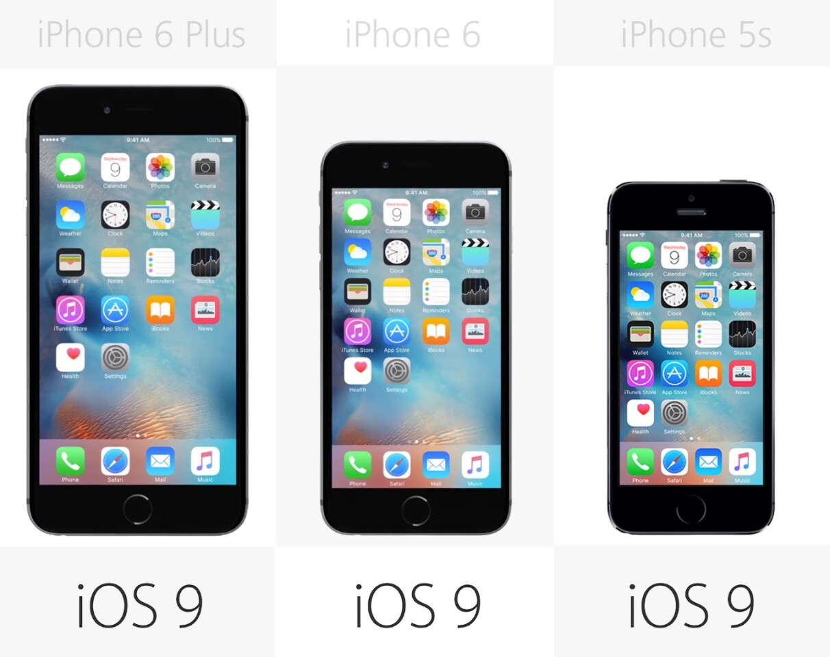 Iphone 6s Plus Vs 6s 6 Plus 6 And 5s