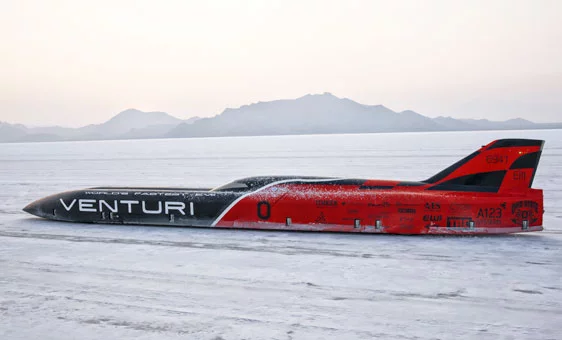 The VBB-3 braved rough conditions to set a claimed record of 240 mph