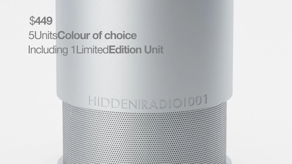 Hidden Radio And Bluetooth Speaker features a movable cap, which needs to be twisted in order to activate the speaker