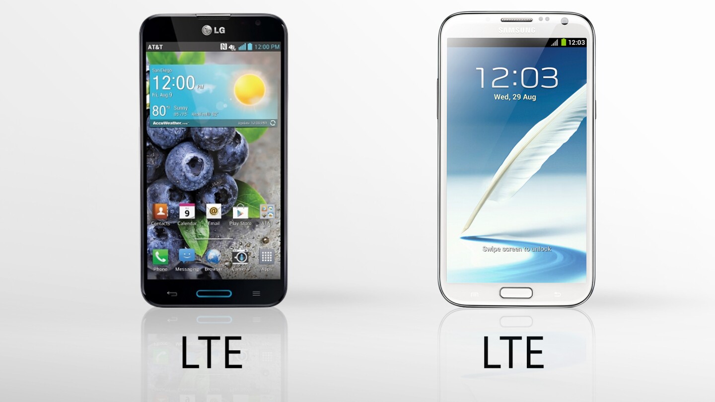 Where available, both phones will get LTE data speeds