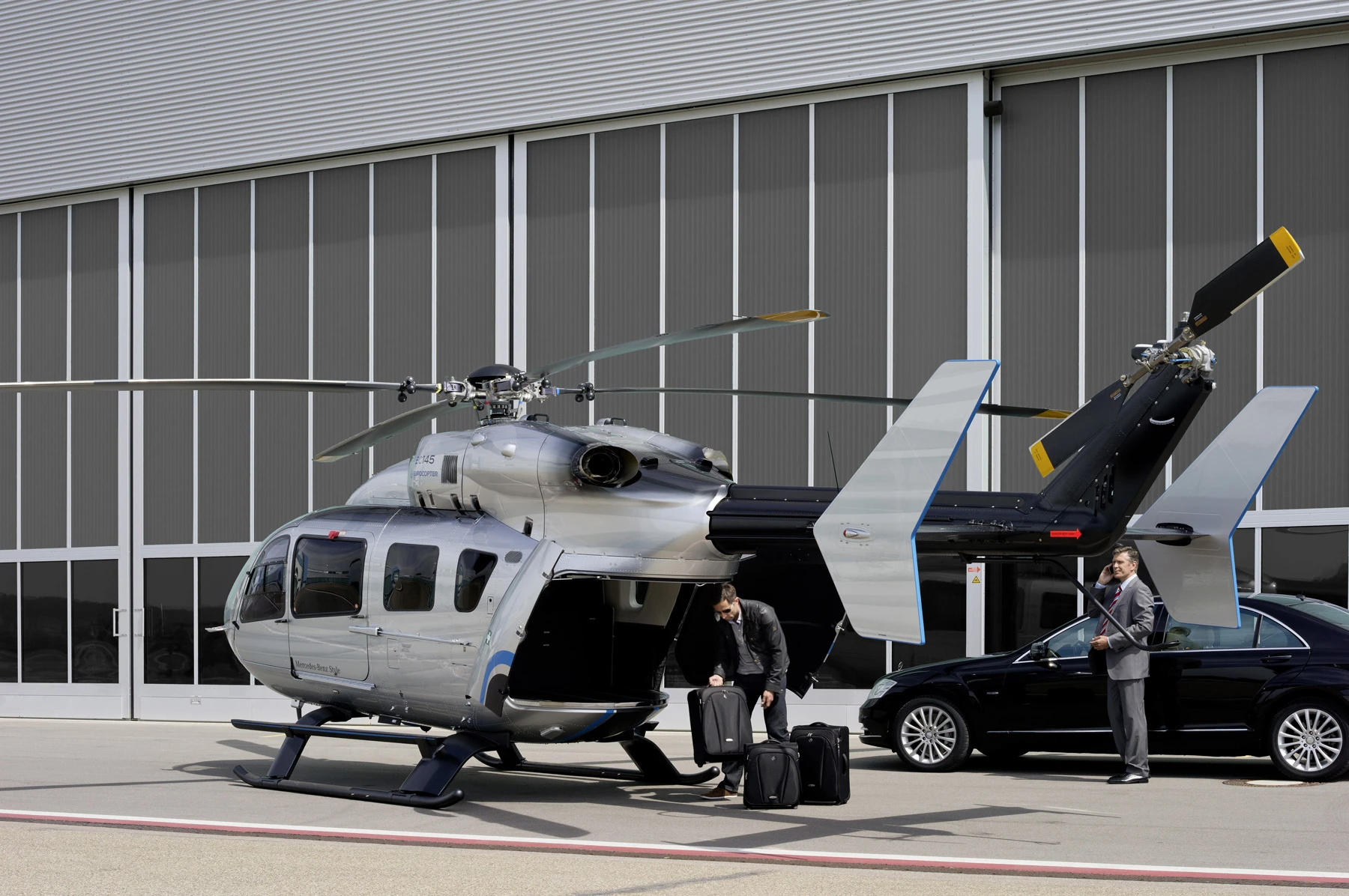 Eurocopter's EC145 Mercedes-Benz Style luxury helicopter