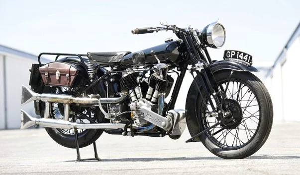 This Brough Superior SS80" sold for $176,000 at Pebble Beach in 2011. SS80s are generally considered to be worth considerably less than the faster SS100 Brough Superiors. There are 21 SS100s in the top 100 most expensive motorcycles ever sold. This is the ONLY SS80 on that list.