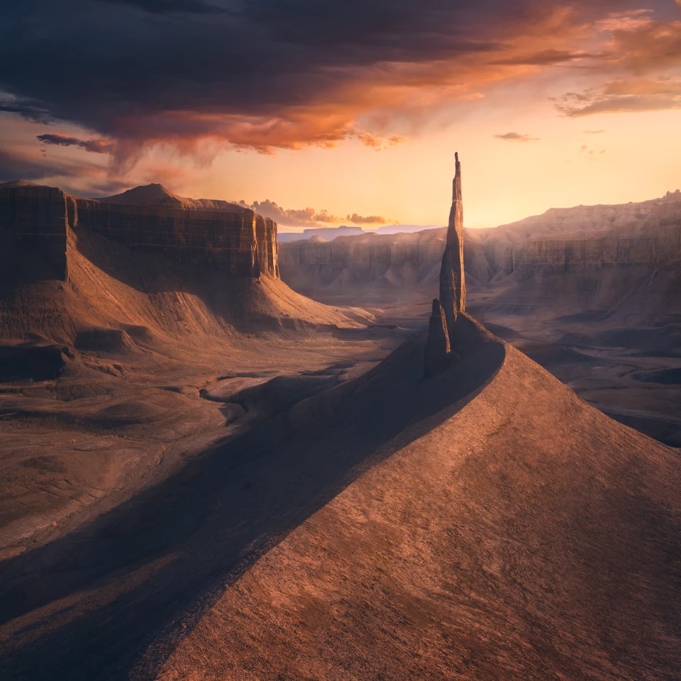 3rd Place, Photograph of the Year. 'Hanksville Utah Sunset', Hanksville, Utah