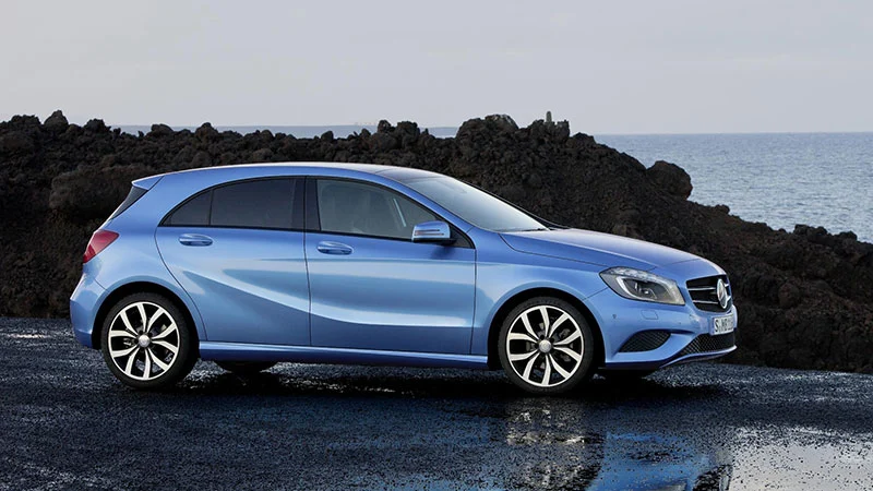 The new Mercedes-Benz A-Class in "Style" exterior spec.