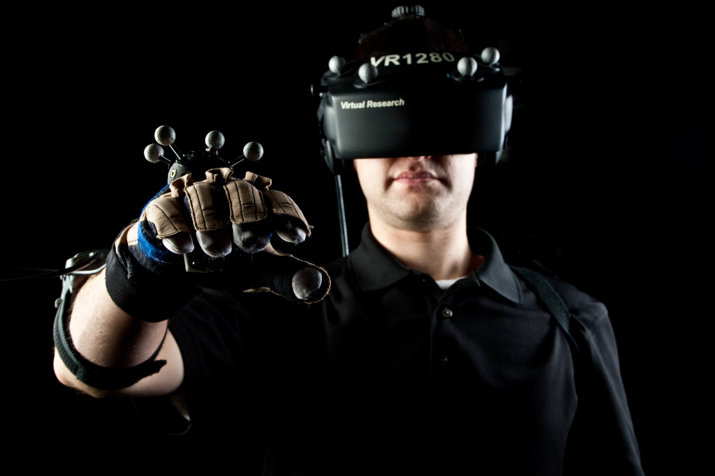 The virtual environment is based on Lockheed's work on its Collaborative Human Immersive Laboratory