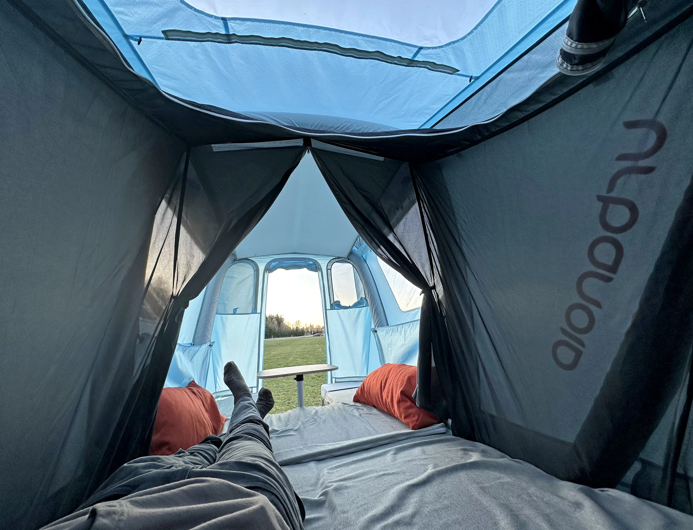 Enjoying a relaxing afternoon in the Booba