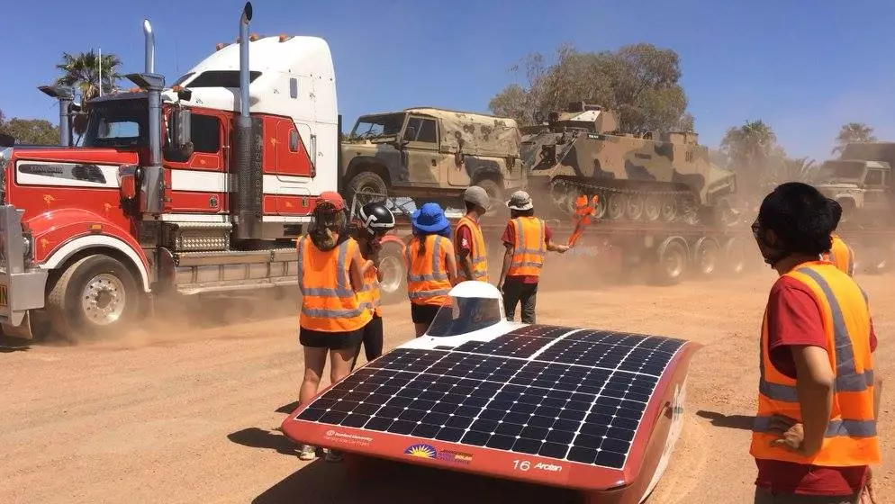 The Stanford University team says it Arctan solar car features some of the most advanced photovoltaic and encapsulation technologies