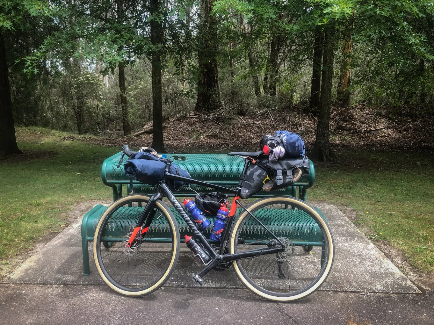 Rest area on day two
