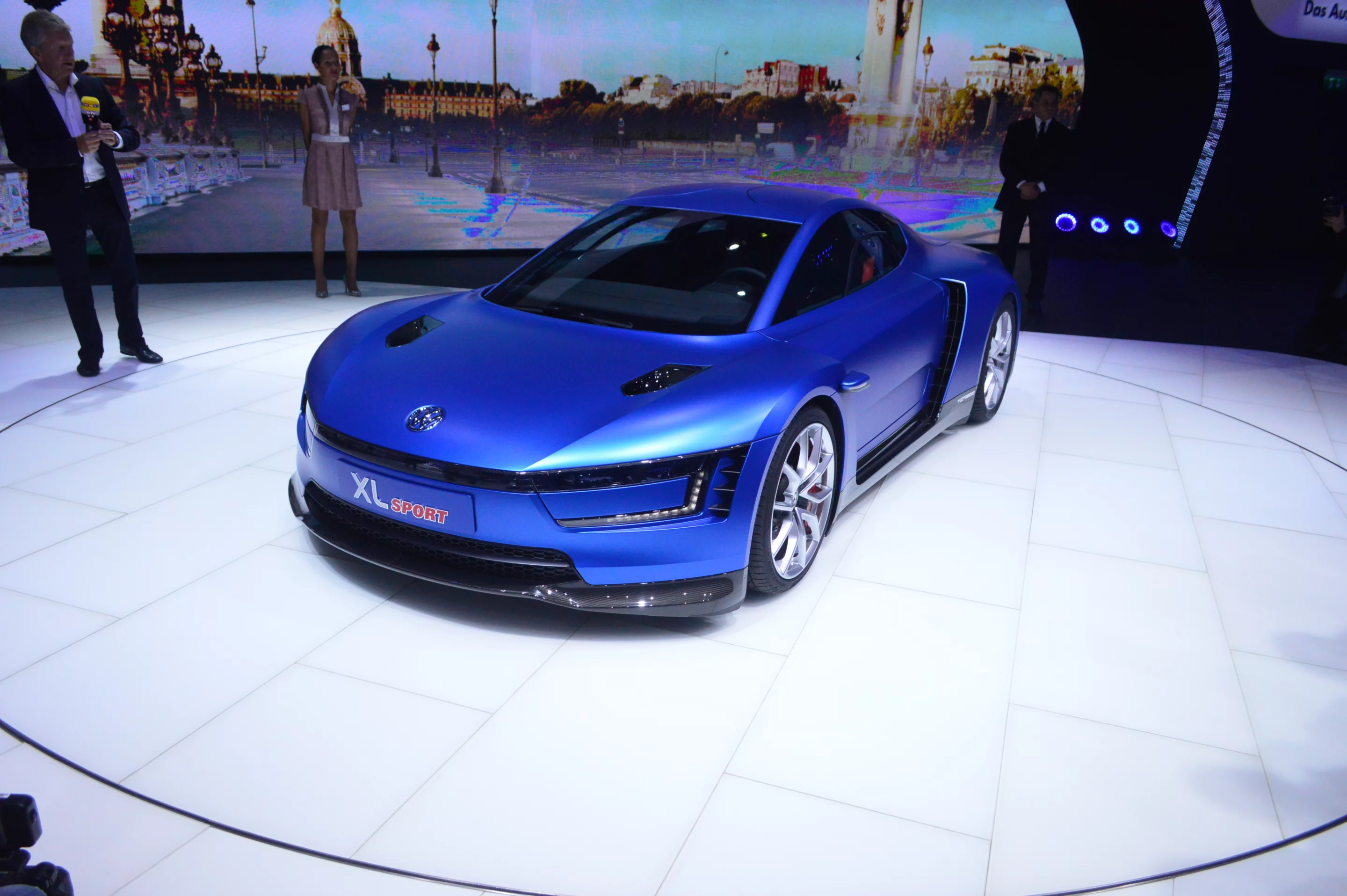 The VW XL Sport at the Paris Motor Show (Photo: C.C. Weiss/Gizmag)