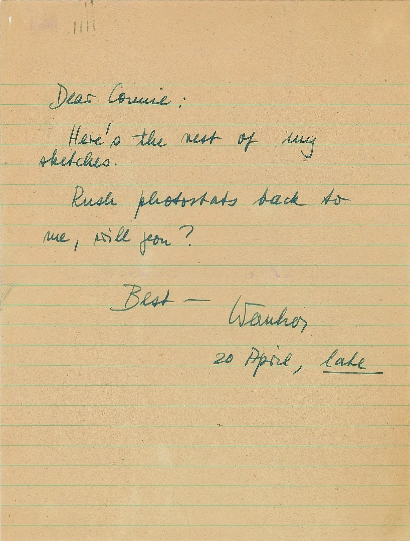 Cover letter by von Braun