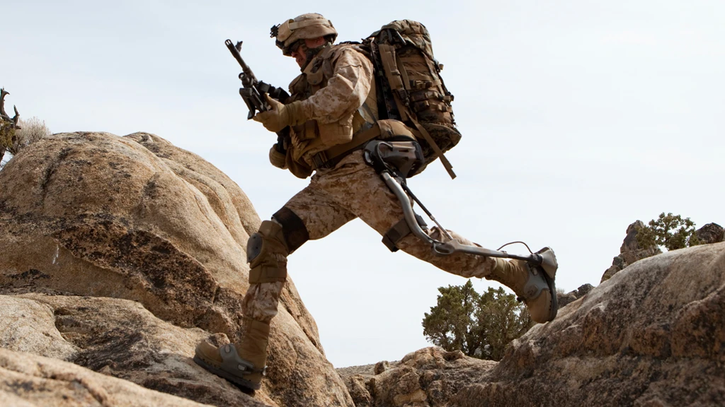 Lockheed Martin's ruggedized HULC robotic exoskeleton