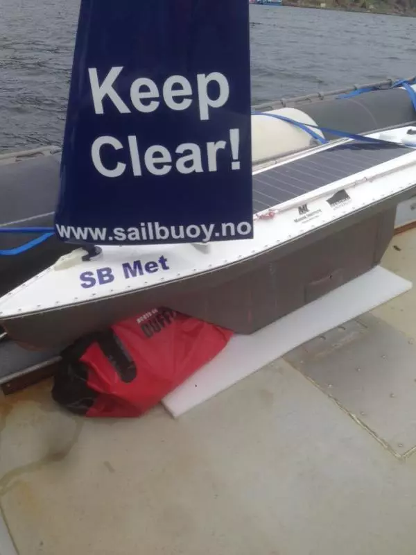 The Met is the third generation Sailbuoy from Norway's Offshore Sensing