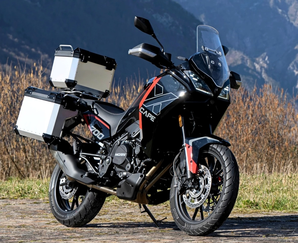 The Moto Morini X-Cape 700 is priced at £6,799 in the UK, which translates to US$9,038 – it was earlier set to arrive in the States by mid-summer at a $7,999 MSRP