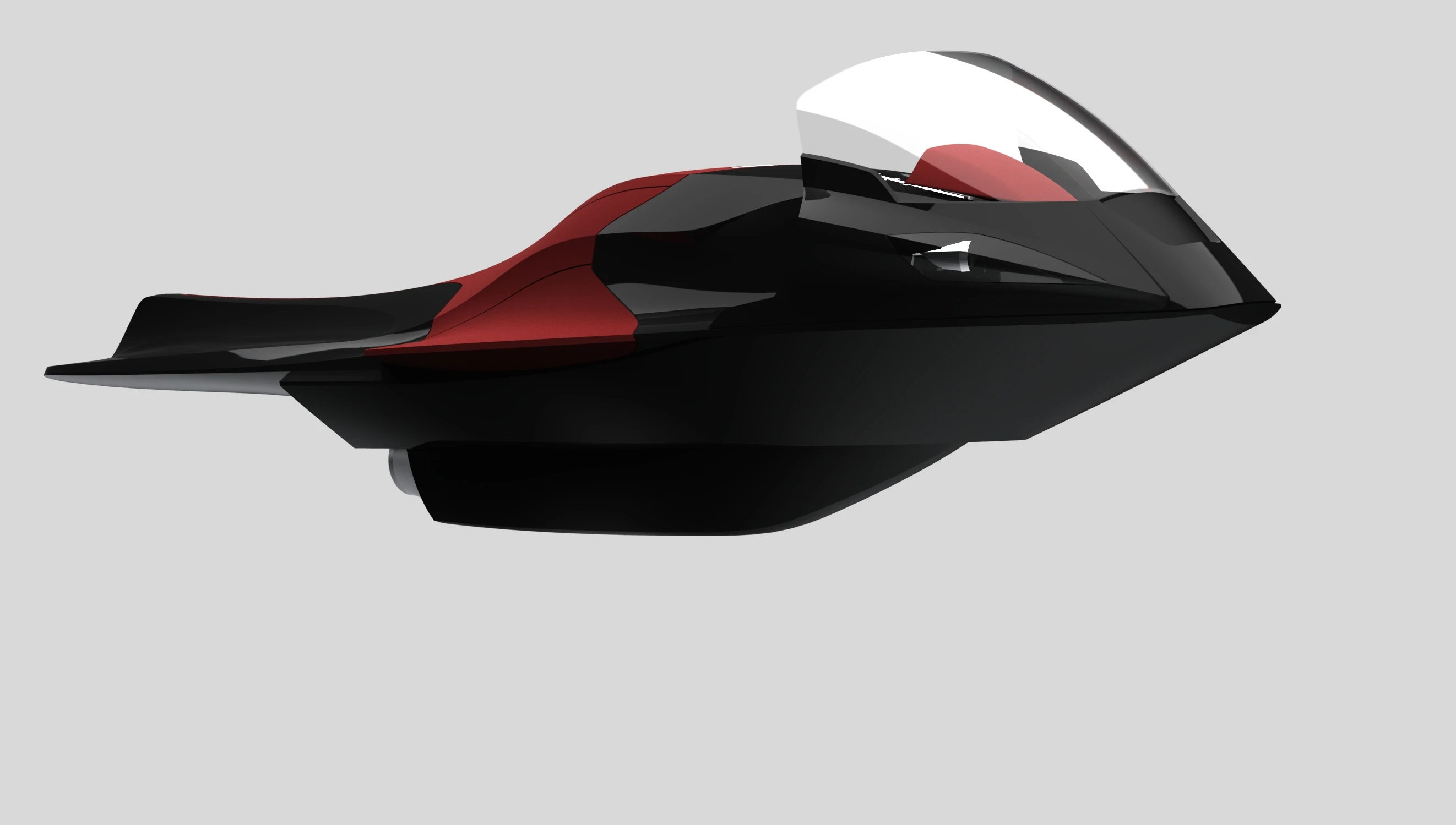 The EXO is an electric personal watercraft, which riders lie on in a prone position