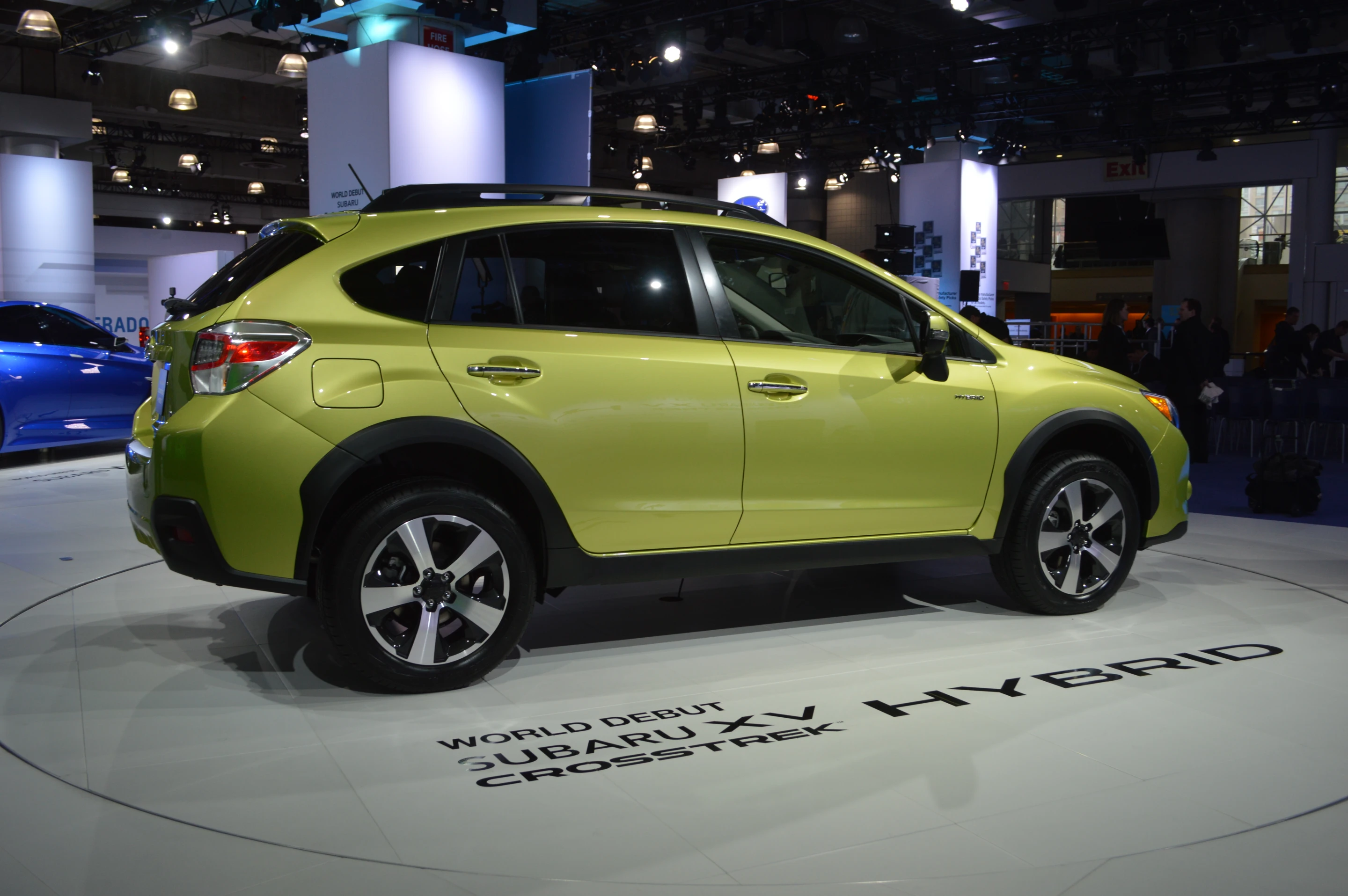 Subaru's first production hybrid debuts at the 2013 NY International Auto Show