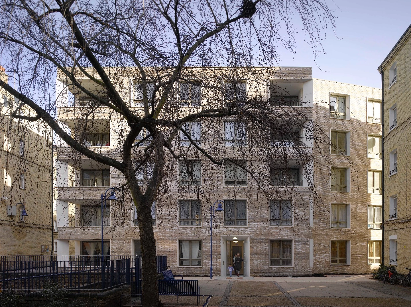 Darbishire Place, by Niall McLaughlin Architects, replaces a mansion block taken out in World War II by a V2 bomb
