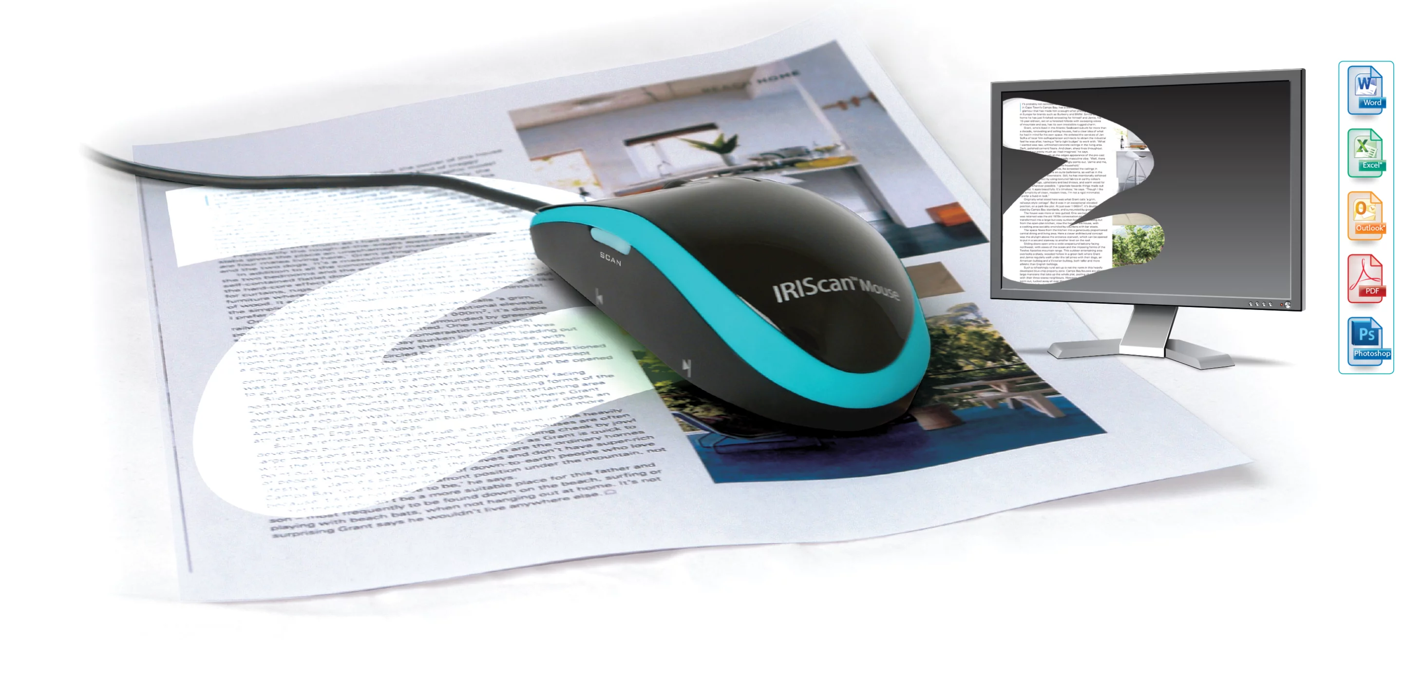 The IRIScan wired mouse/scanner