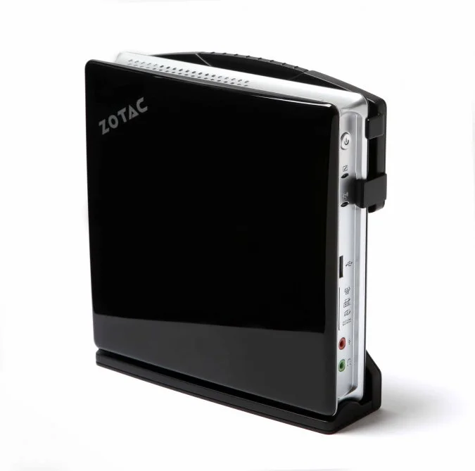 The ZBOX HD-ID11 mini-PC is small enough to fit into the tiniest of office space