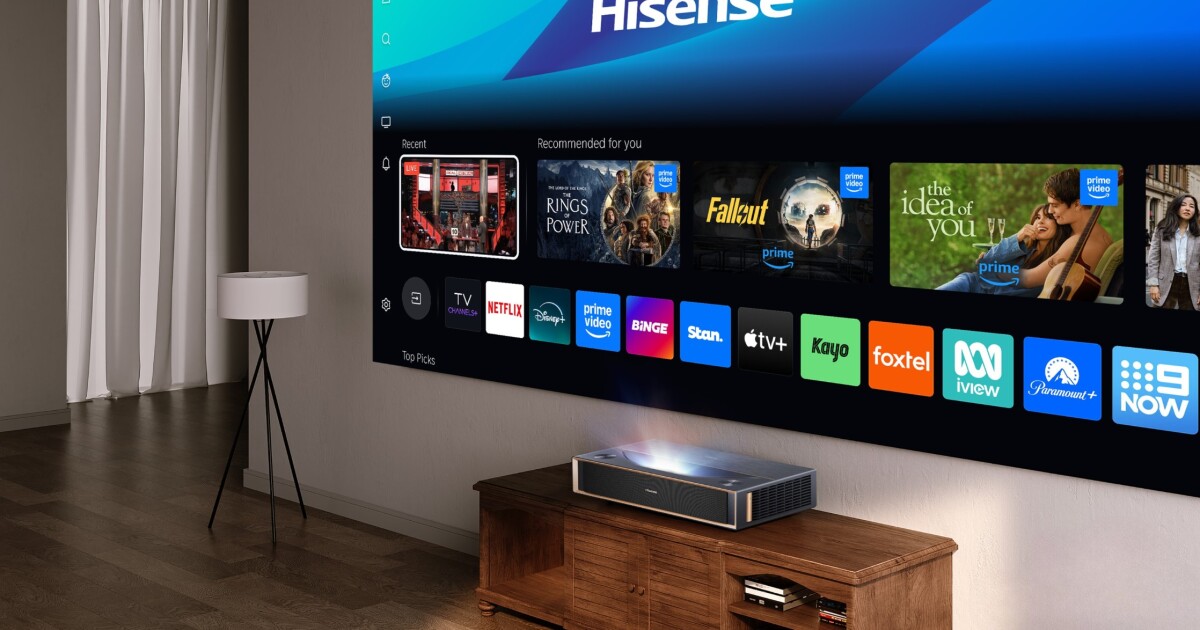Hisense PT1 projector offers cinematic 4K visuals