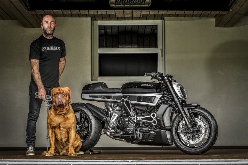 The Thiverval is a custom build based on a Ducati XDiavel by Freddie 'Krugger' Bertrand, the Belgian artisan who has twice won the AMD Custom Bike Building World Championship.